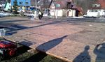 podest rosnie wzmocnienia stalowe ceownik plyta OSB panele syntetyczne pe